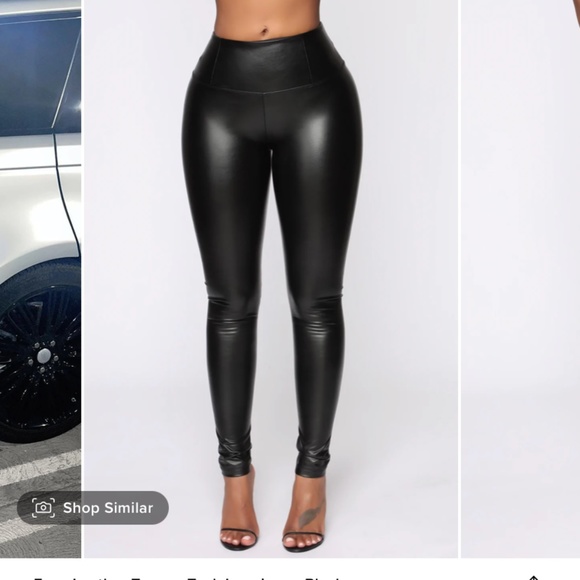 Faux leather leggings - Picture 1 of 1
